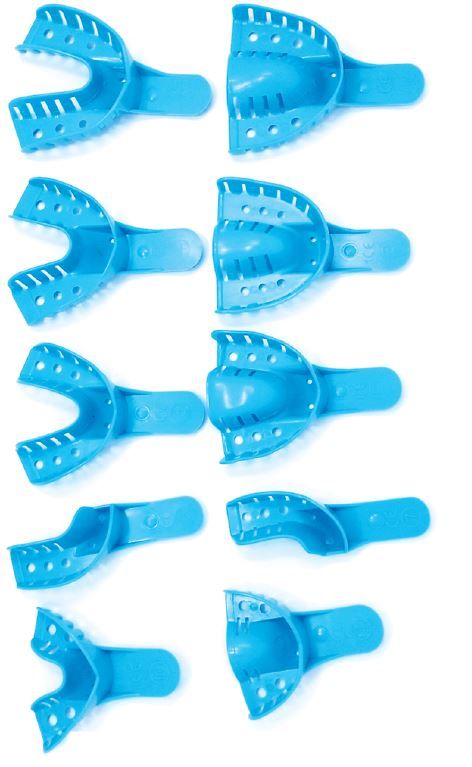 Impression Trays Perforated 12/Pk #1 LG-UP